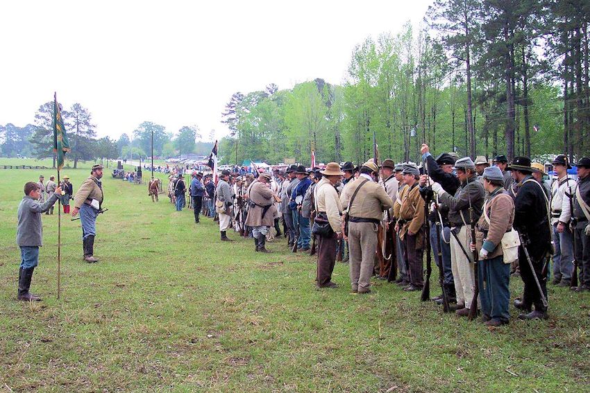 Groveton Civil War Weekend - The Battle of Blackjack Grove - Trinity County Chamber of Commerce - Groveton Indian Athletic Complex - 3rd Regiment of Texas Cavalry Living History Troupe - 3rd Texas Calvary Reenactors