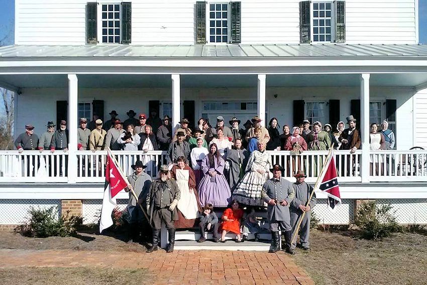 Oak Grove Plantation Battle of Black River Civil War Reenactment