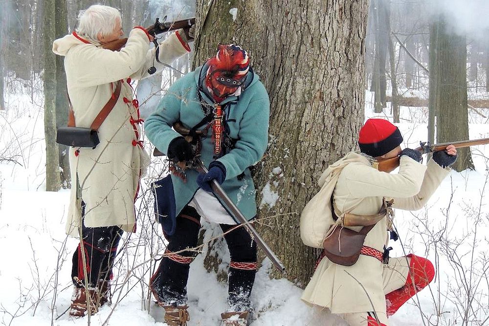 Old Fort Niagara Winter Woods Battle