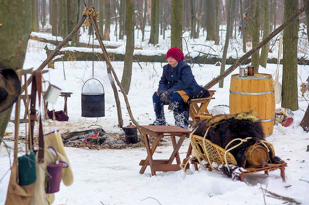 Old Fort Niagara Winter Woods Battle