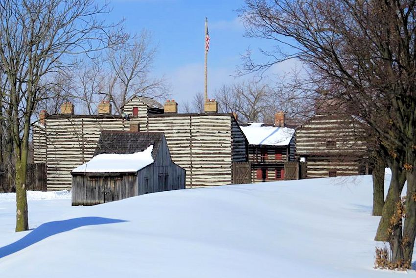 Old Fort Niagara Winter Woods Battle