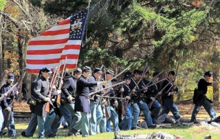 Battle of Droop Mountain Reenactment - Droop Mountain Battlefield State Park - Bryans Battery Reenactment Group