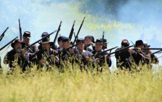 Battle for Turkeyville Civil War Reenactment