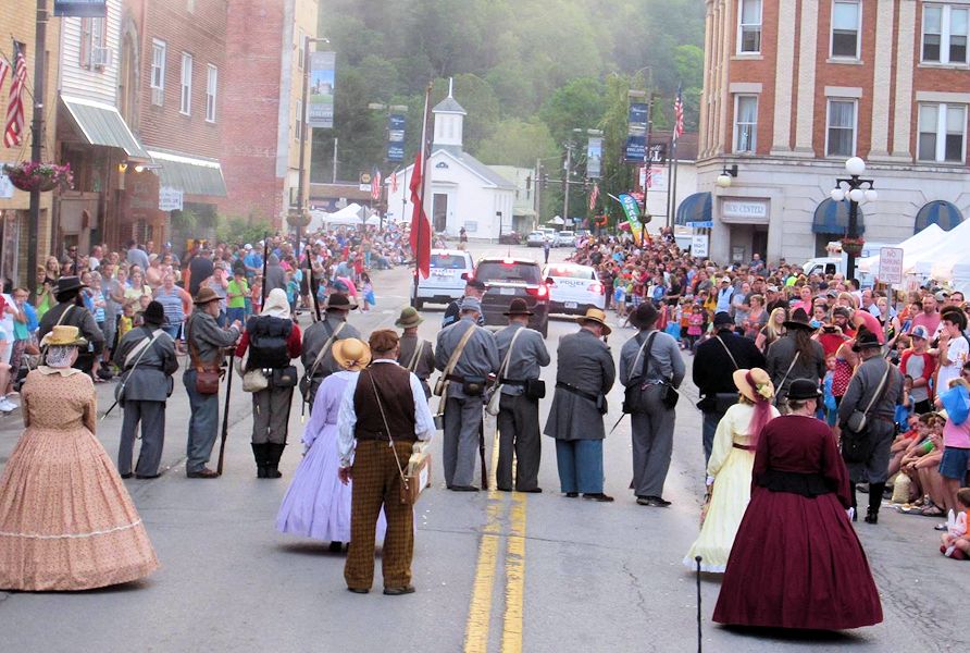 Blue and Gray Reunion - Battle of Philippi Reenactment - Downtown Philippi WV