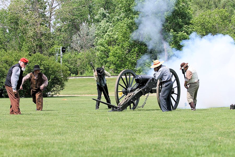 Greenfield Village Civil War Rememberance at The Henry Ford - 8th Arkansas - 22nd Michigan Civil War Reenactors