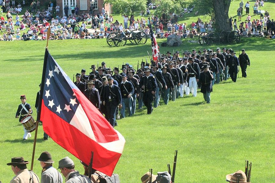 Greenfield Village Civil War Rememberance at The Henry Ford - 8th Arkansas - 22nd Michigan Civil War Reenactors