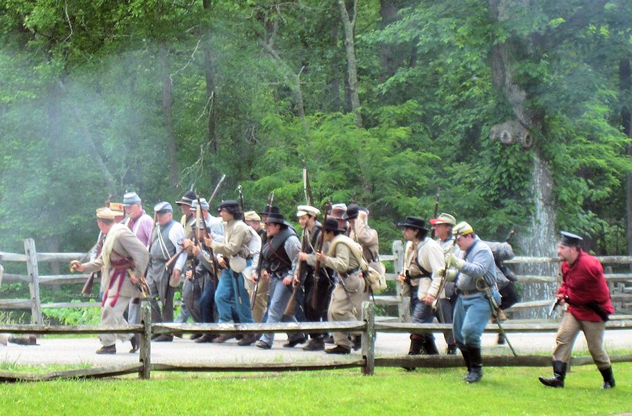 Historic Village at Allaire Civil War Encampment - Allaire State Park - Guilford Greys Civil War Reenactors