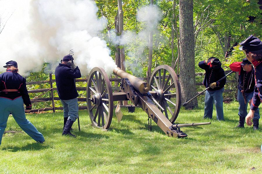 Historic Village at Allaire Civil War Encampment - Allaire State Park - Guilford Greys Civil War Reenactors