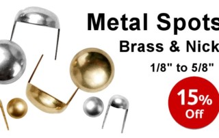 Nickel & Brass Metal Spots - Crazy Crow Trading Post Crow Calls Sale