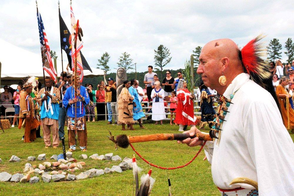 Cheroenhaka (Nottoway) Indian Green Corn Dance Intertribal Powwow - Cattashowrock Town - Cheroenhaka (Nottoway) Indian Tribe