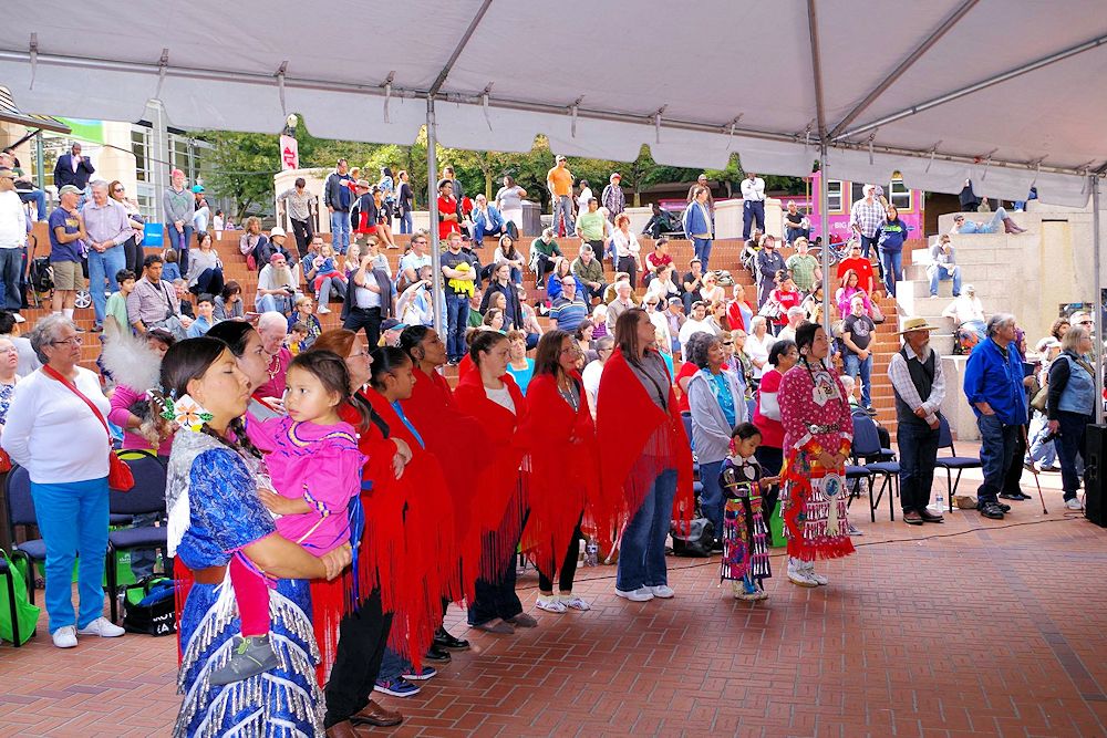 Dancing in the Square Powwow - Northwest Portland Area Indian Health Board - Pioneer Courthouse Square