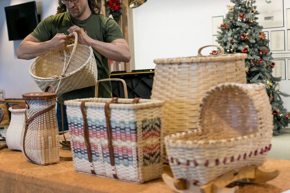 Indian Basketmakers Holiday Market - Hudson Museum University of Maine - Maine Indian Basketmakers Alliance