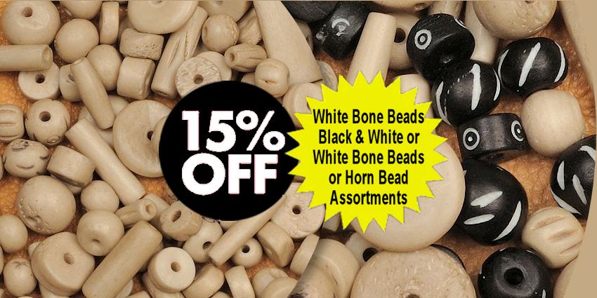 Carved Bone & Horn Bead Assortments Crow Calls Sale