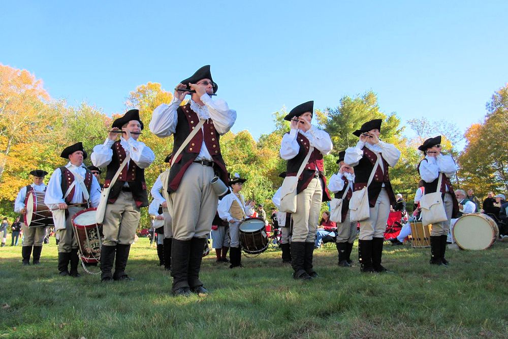 Thunder in the Valley Ancient Drum & Fife Muster - Moodus Ancient Muster - old Grange property - Moodus Drum and Fife Corps