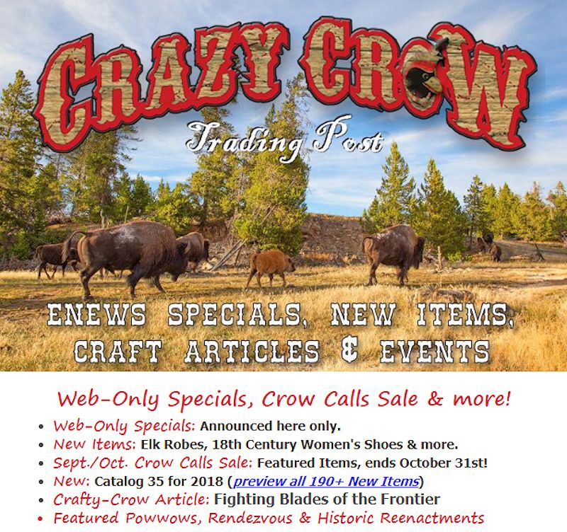 Crazy Crow E-News - September-October Crow Calls - Sep 7, 2018