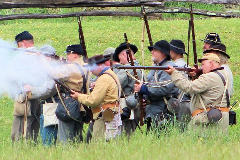 Department of East Tennessee Camp of Instruction Weekend - Titpton-Haynes State Historic Site - 63rd Tennessee Volunteer Infantry CSA Reenactors - Department of East Tennessee Reenacting - DEP Camp of Instruction Weekend