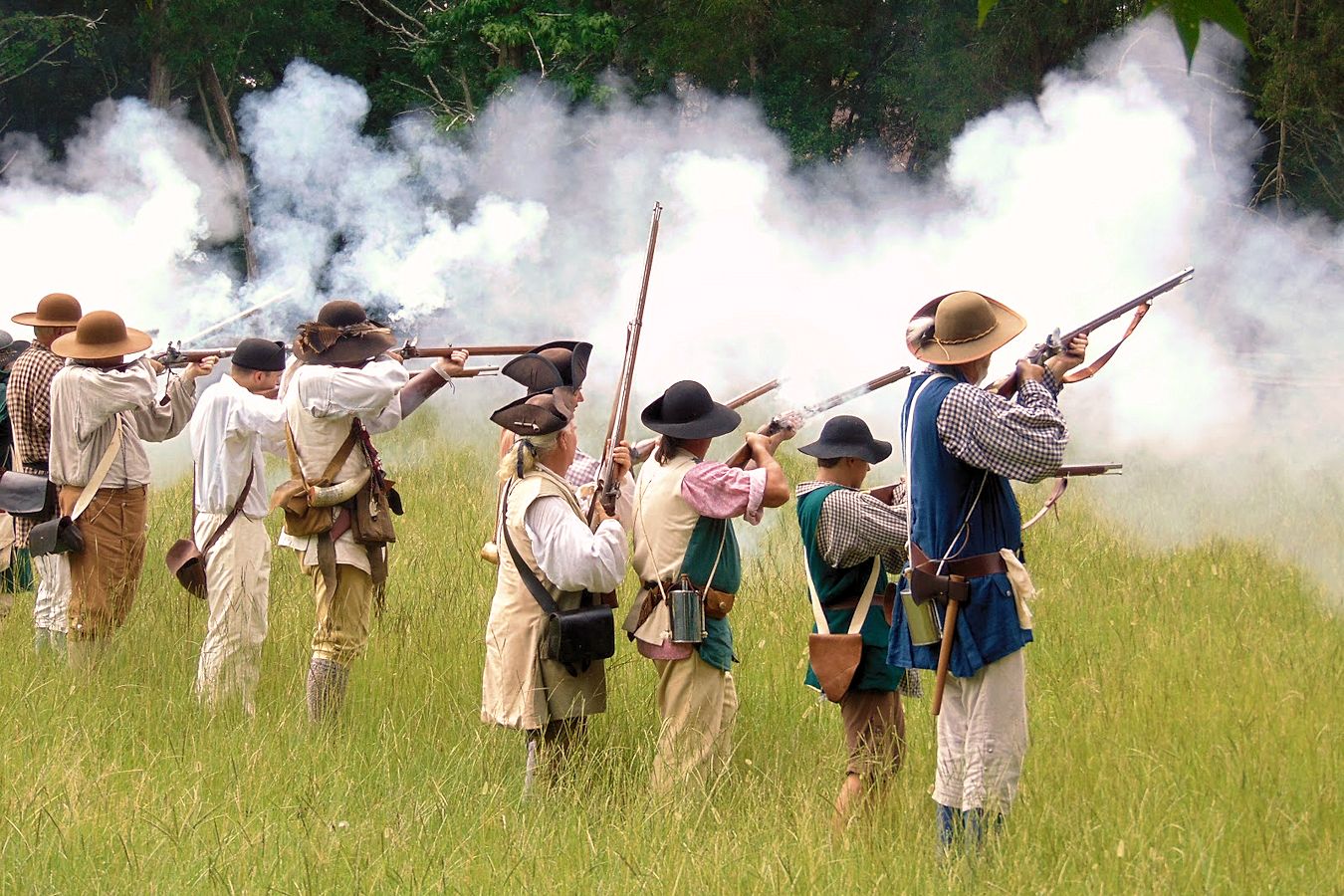 Battle of Hucks Defeat Reenactment - Historic Brattonsville - New Acquisition Militia