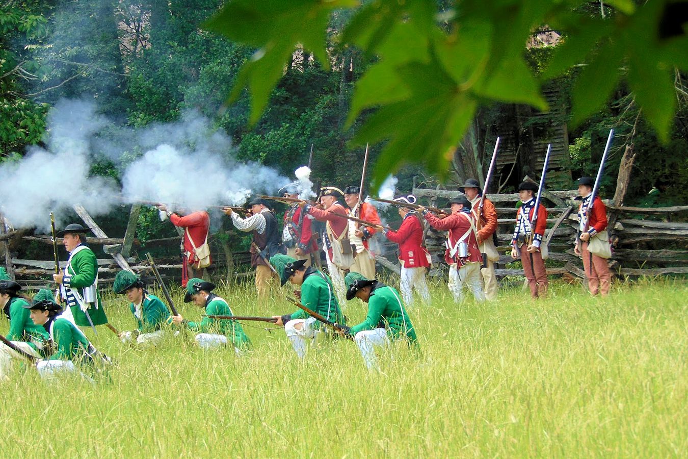 Battle of Hucks Defeat Reenactment - Historic Brattonsville - New Acquisition Militia