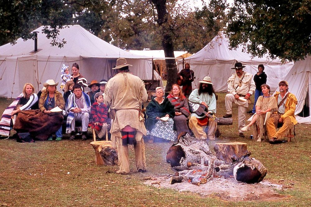 Woolaroc Spring Mountain Man Encampment