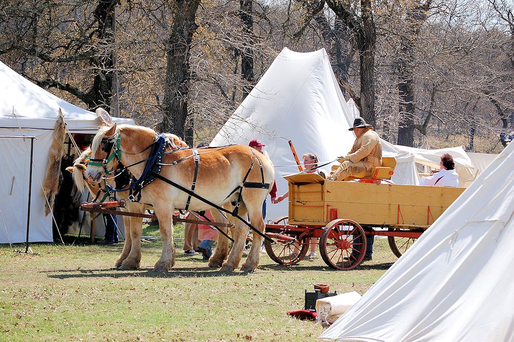 Woolaroc Spring Mountain Man Encampment