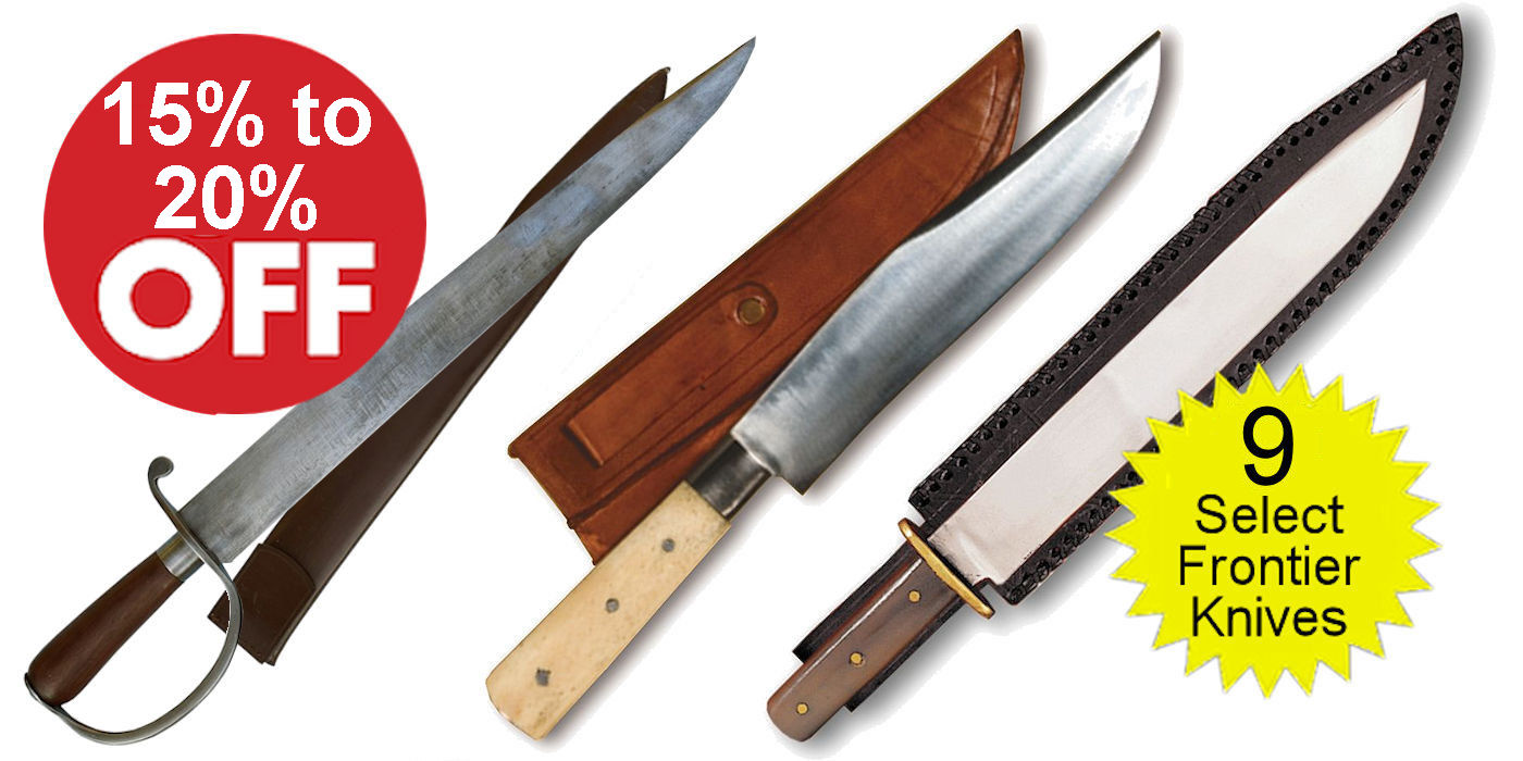 Select Hand Made Frontier Knives Sale - Crazy Crow Trading Post