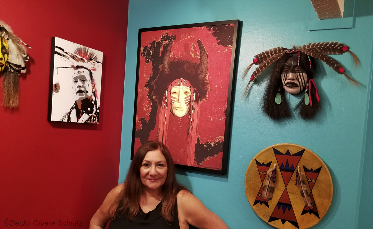Native Expressions Art Exhibit at the Museum of the American Indian in Novato - Becky Olvera Schultz