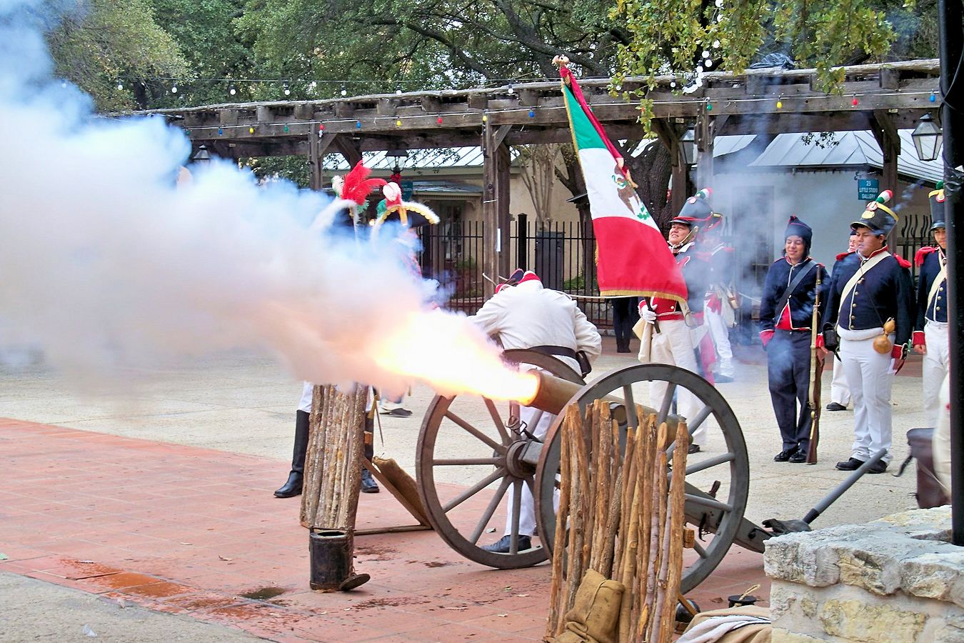 Battle of Béjar Reenactment - Maverick Plaza at La Villita - San Antonio Living History Association