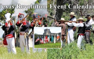 Texas Revolution Event Calendar