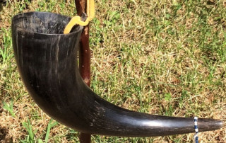 BUFFALO HORN CUP by Medicine Bear - Crazy Crow Trading Post