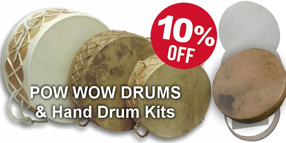 Powwow Drums & Drum Kit Sale - Crazy Crow Crow Calls