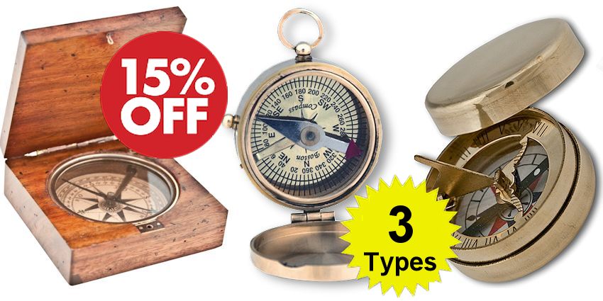 Early American Compass Sale - Crazy Crow Trading Post