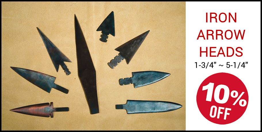 Iron Arrow Heads Sale - Crazy Crow Trading Post