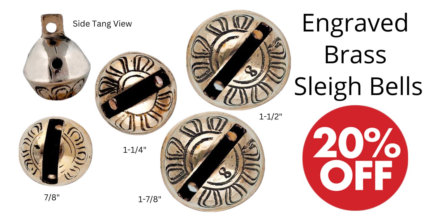 Brass Sleigh Bells Sale - Crazy Crow Trading Post