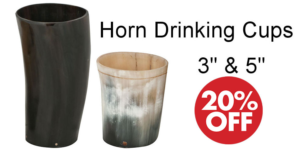 Crow Calls Horn Cups Sale - Crazy Crow Trading Post