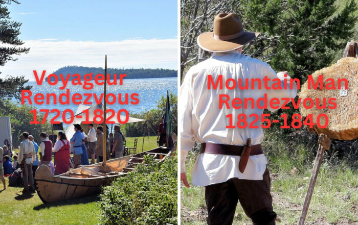 What is the Difference in a Mountain Man Rendezvous and Voyageur Rendezvous?