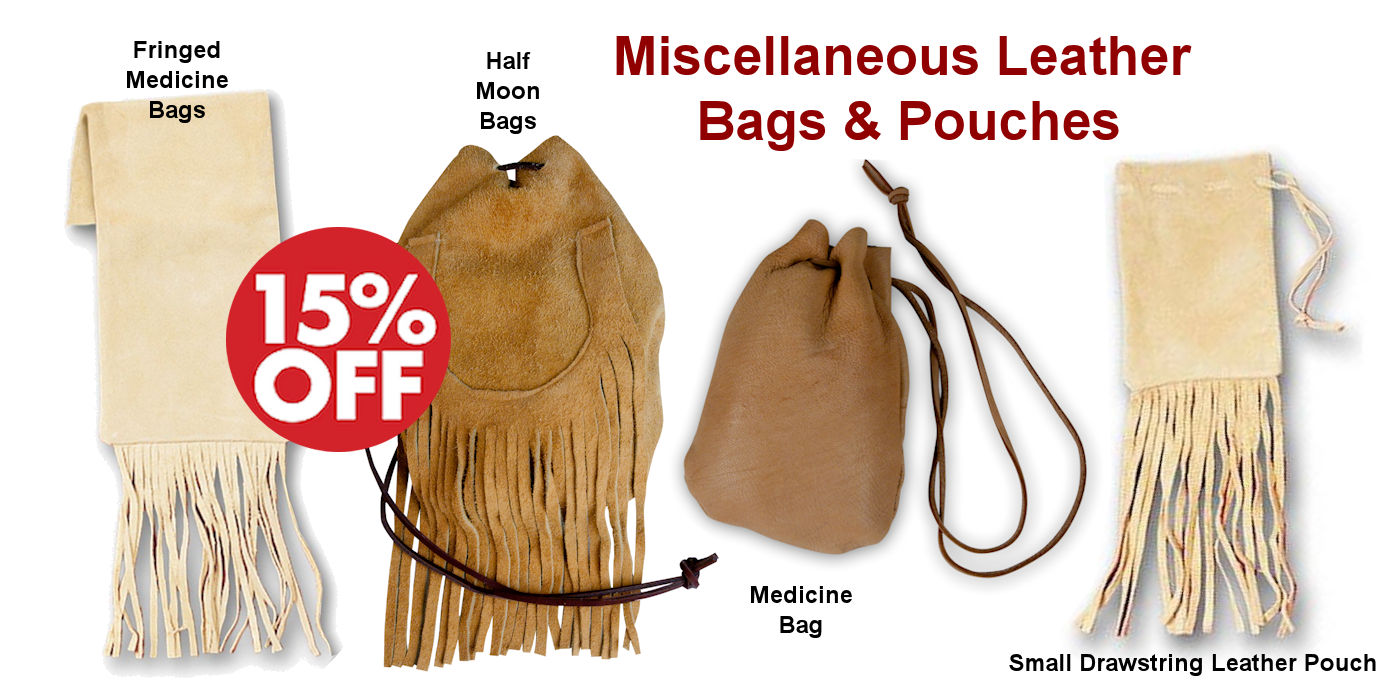 Miscellaneous Leather Bags & Pouches Crow Calls Sale - Crazy Crow Trading Post