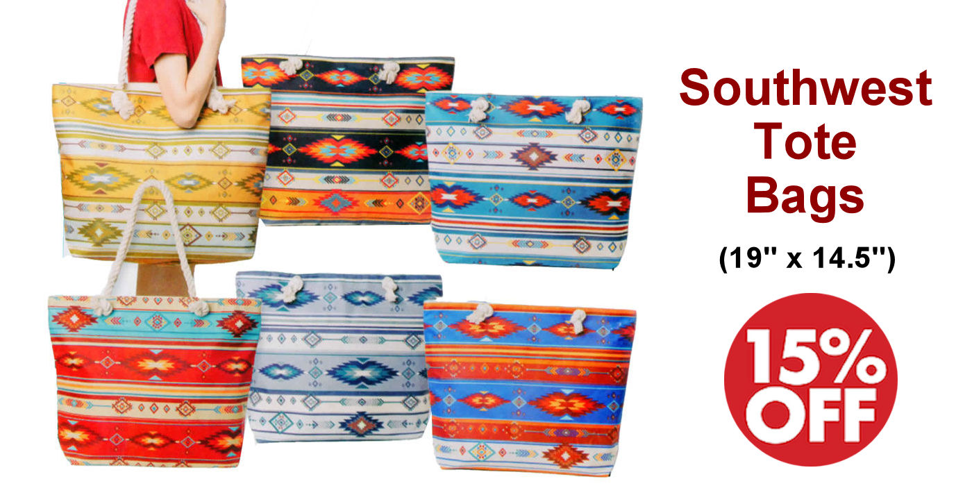 Southwest Tote Bag Sale - Crazy Crow Trading Post