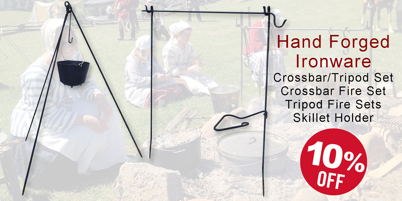 Hand Forged Iron Cookware Sale - Crazy Crow Trading Post