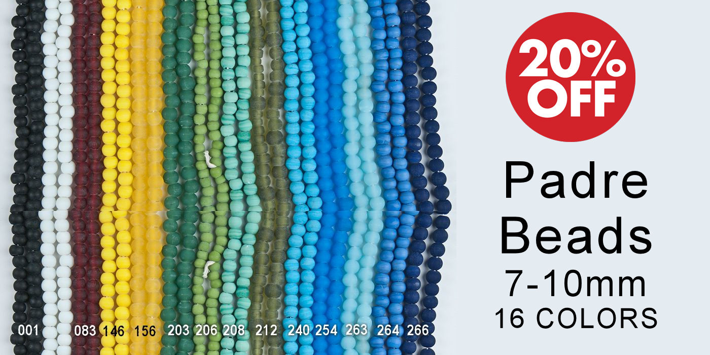 Padre Beads Sale - 7-10mm Strung - Crazy Crow Trading Post