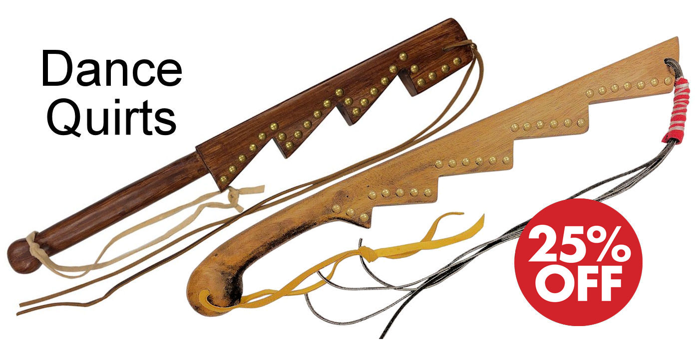 Native American Style Dance Quirts Sale - Crazy Crow Trading Post