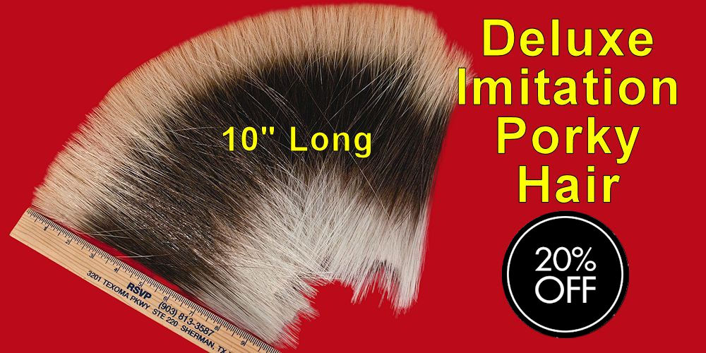 Deluxe Imitation Porky Hair Sale - Crazy Crow Trading Post