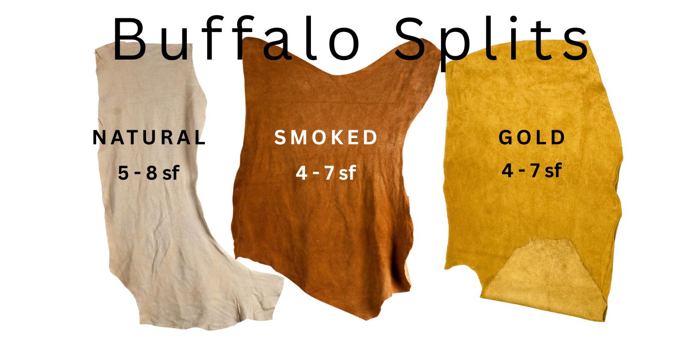 Featured Crazy Crow Buffalo Leather Splits