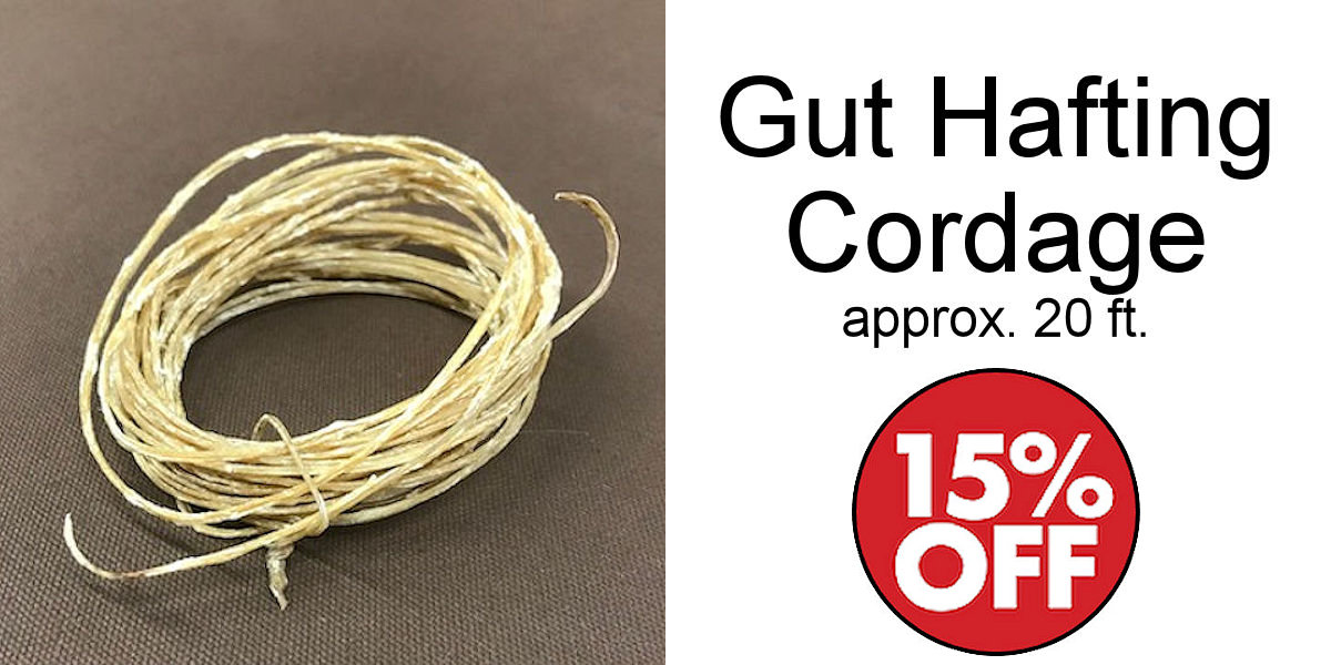 Gut Hafting Cordage Sale - Crazy Crow Trading Post