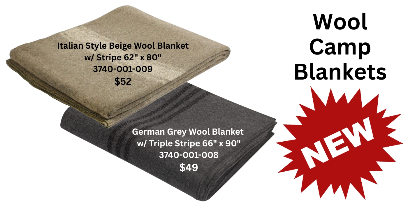 Vintage Style Wool Camp Blankets from Crazy Crow Trading Post