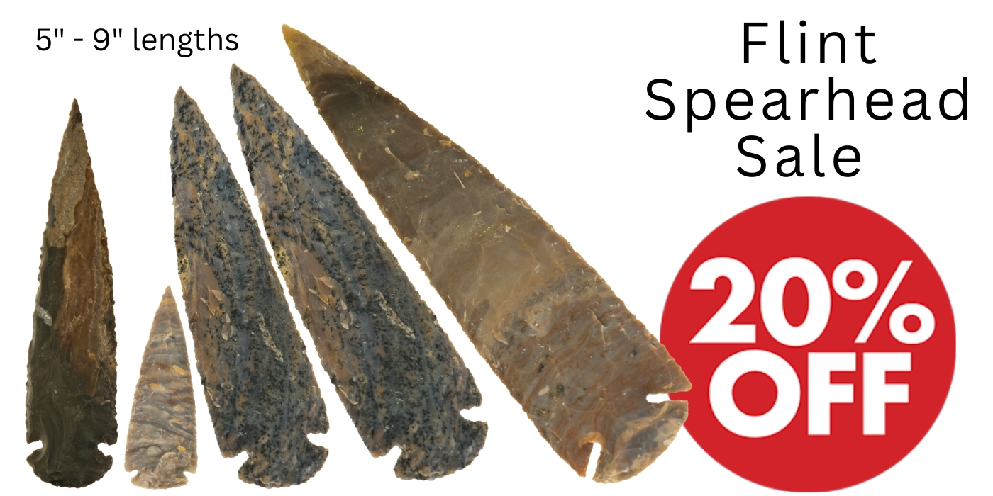 Crow Calls Flint Spearhead Sale - Crazy Crow Trading Post