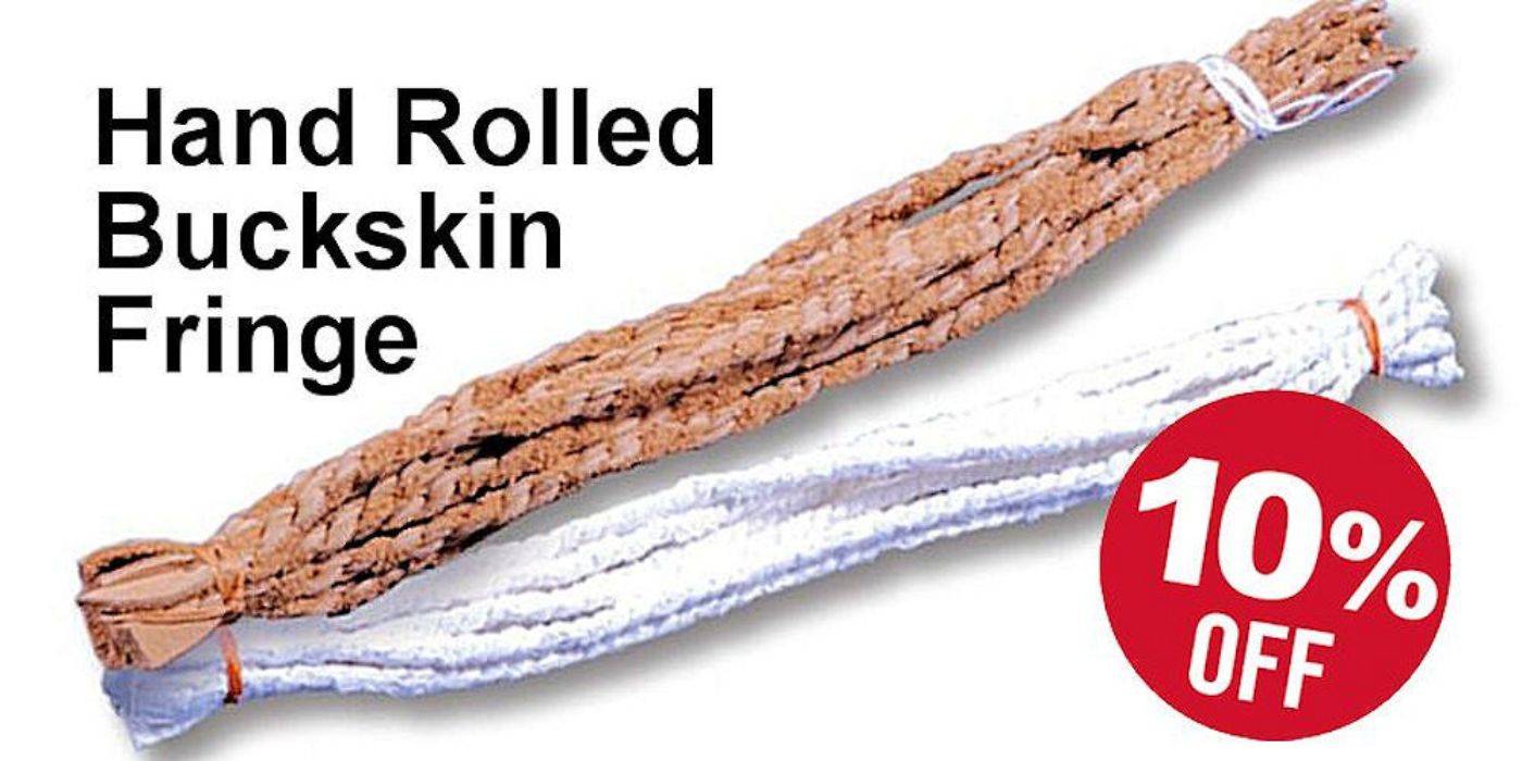 Hand Rolled Buckskin Fringe - Crazy Crow Trading Post