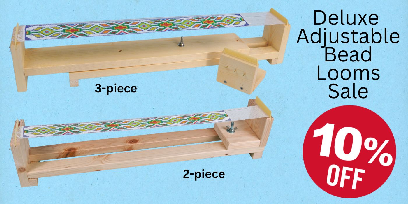 Deluxe Adjustable Bead Loom Sale - Crazy Crow Trading Post