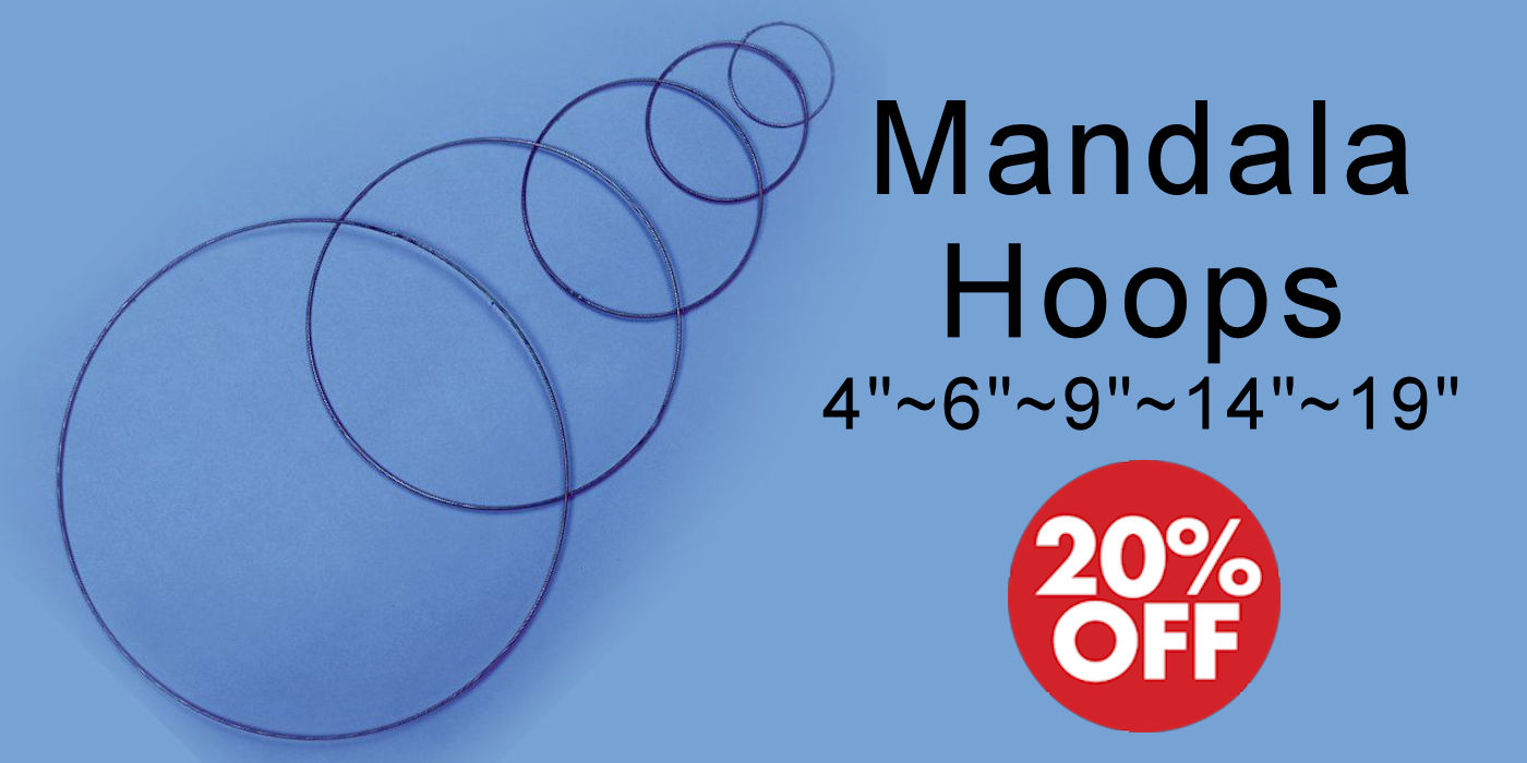Mandala & Dream Catcher Hoops Sale - Crazy Crow Trading Post