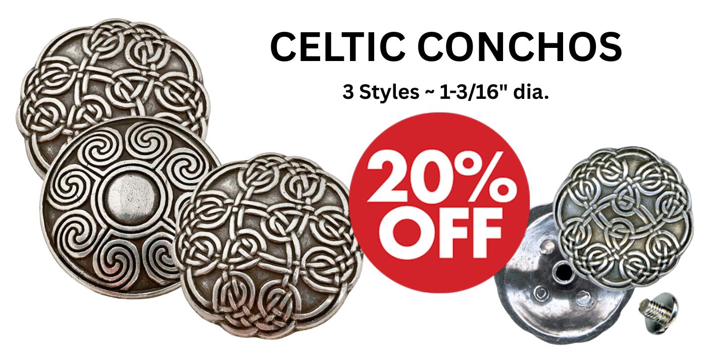Celtic Conchos Sale - Crazy Crow Trading Post