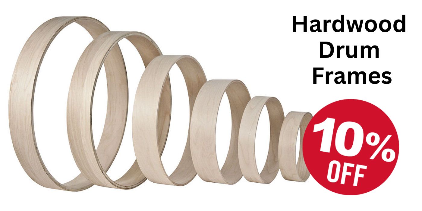 Hardwood Drum Frames Sale - Crazy Crow Trading Post